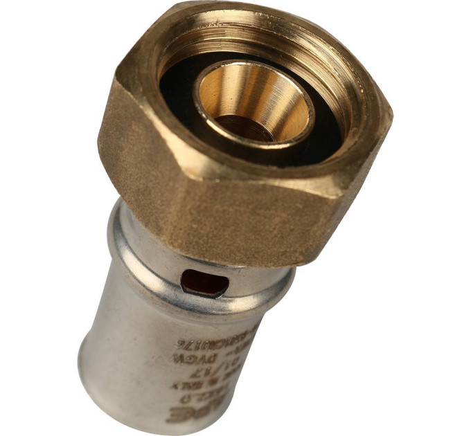 Stout Переходник с накидной гайкой 1/2"х16 для металлопластиковых труб прессовой