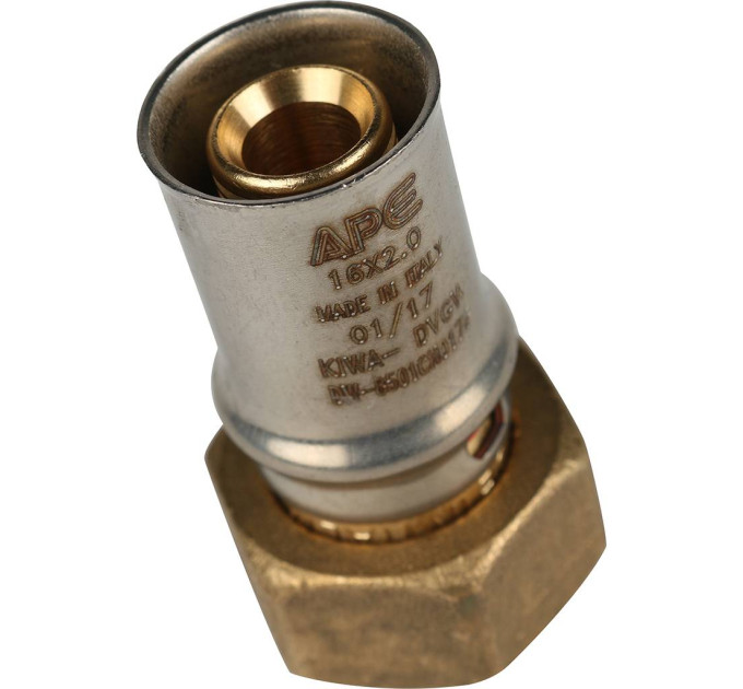Stout Переходник с накидной гайкой 1/2"х16 для металлопластиковых труб прессовой