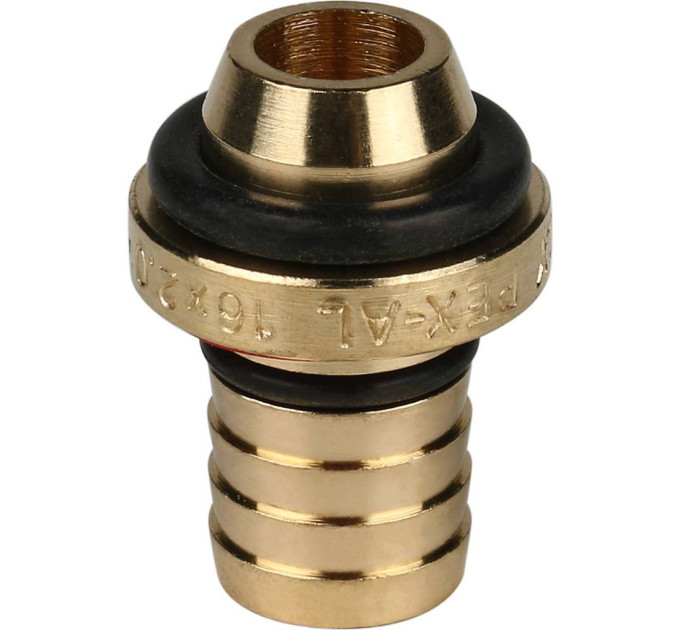 Stout Угольник-переходник с наружной резьбой 1/2"х16 для металлопластиковых труб винтовой