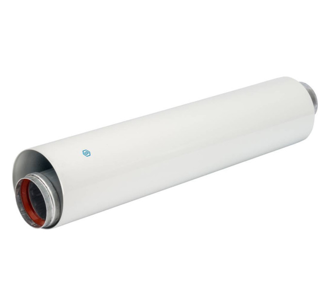 Stout Элемент дымохода DN60/100 труба коаксиальная 500 мм п/м, уплотнения и хомут в комплекте