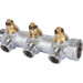 Stout Коллектор регулирующий 3/4", 3 отвода 1/2" плоское уплотнение