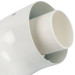 Stout Элемент дымохода конденсац. адаптер 90° DN60/100 м/п PP-FE c хомутом (совместим. с Vaillant, Ariston)