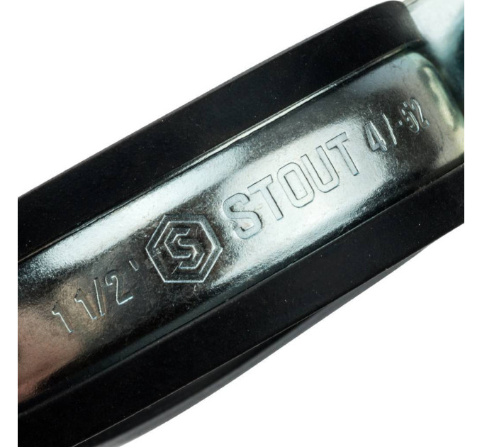 Stout Хомут для труб, комплект: хомут+шпилька шуруп +дюбель пластиковый 1 1/2"(47-52)