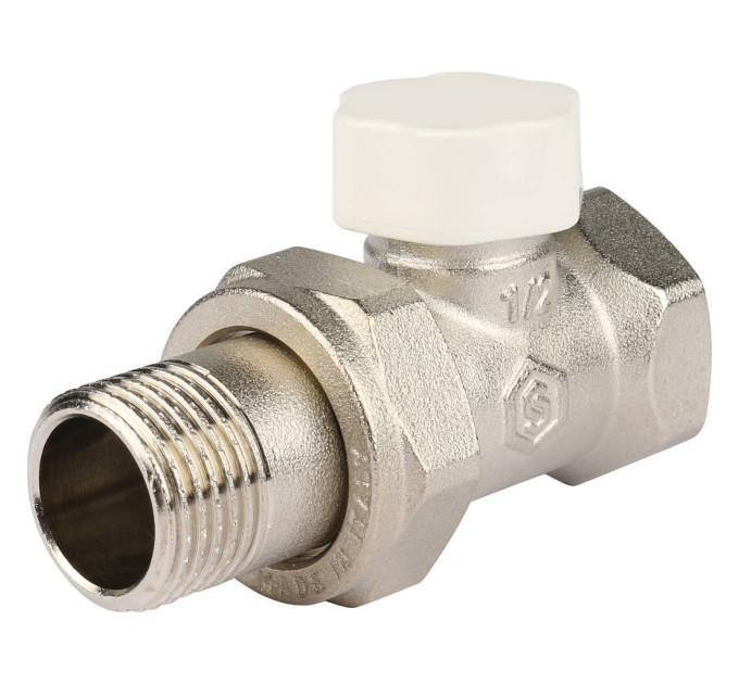 Stout SVL Клапан запорно-балансировочный, прямой 1/2"