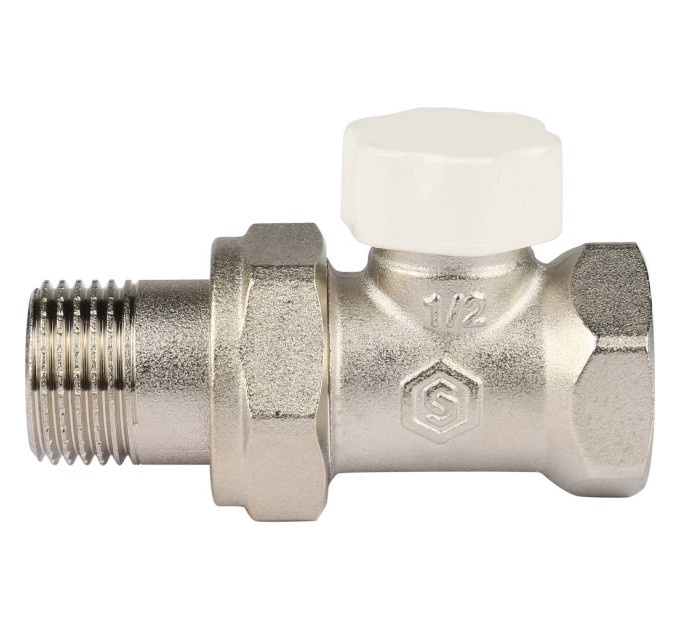 Stout SVL Клапан запорно-балансировочный, прямой 1/2"