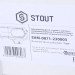 Stout Сервопривод для шаровых зональных клапанов, ход 90°, кабель 1м., 40 сек., 230V, 5 полюсов