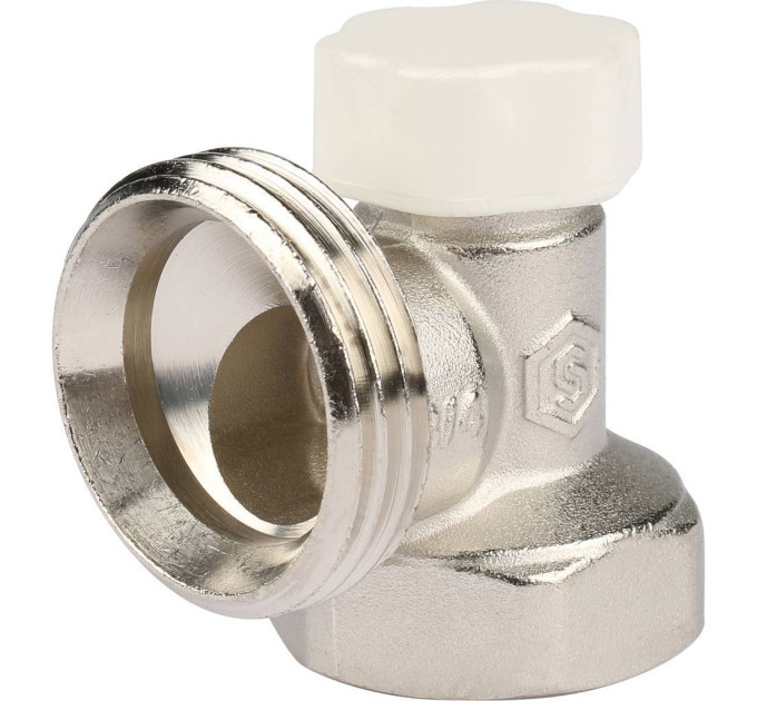 Stout SVL Клапан запорно-балансировочный, угловой 3/4"
