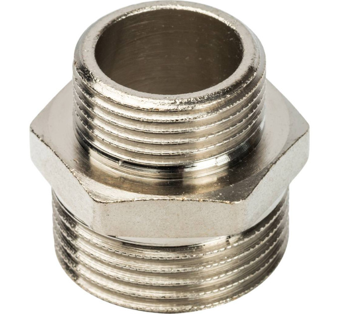 Stout Ниппель НН переходной никелированный 1"x3/4